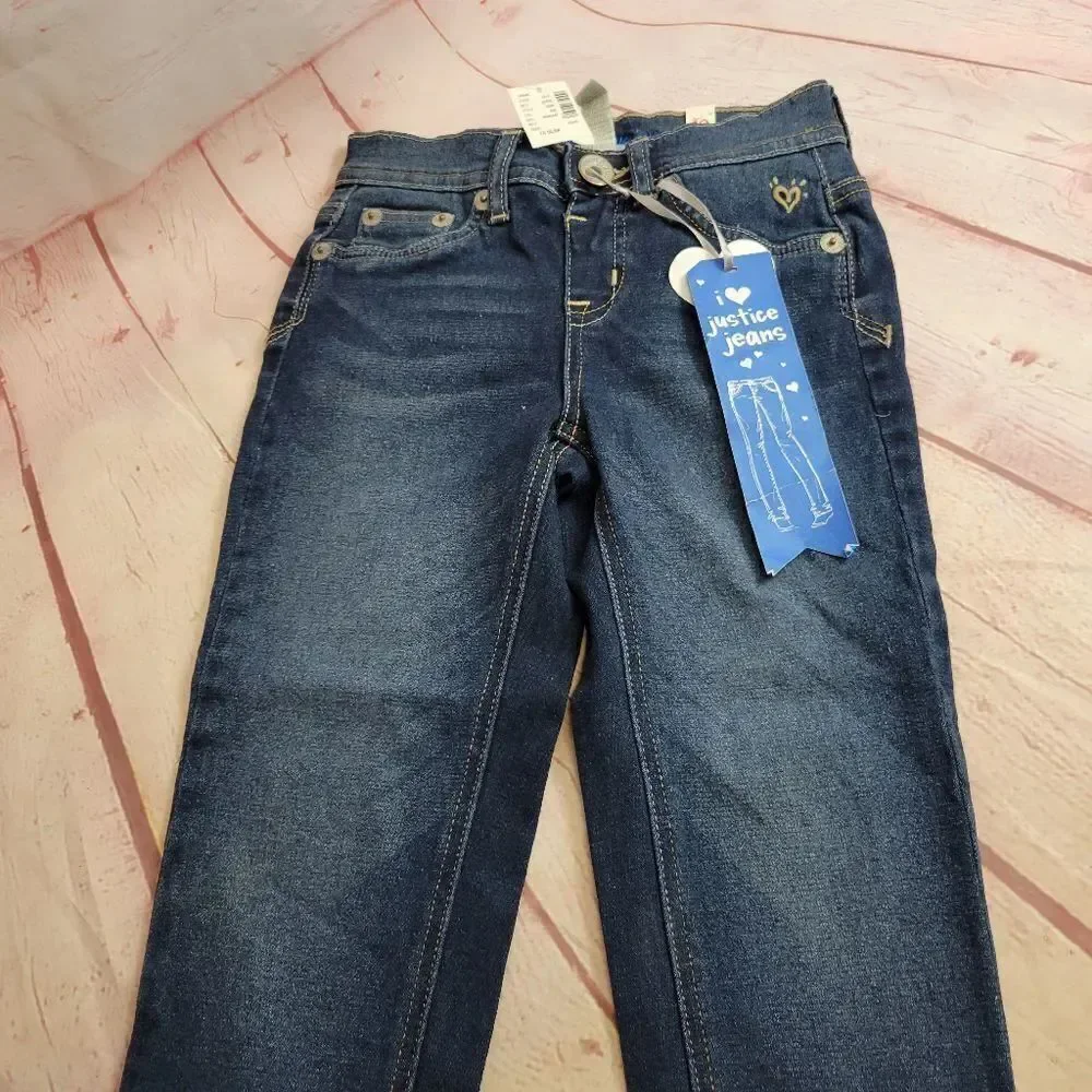 Justice denim capri